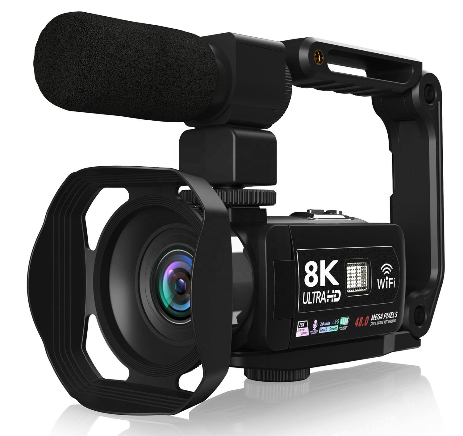 8K Ultra HD Recording Digital SLR Camera Wireless Professional 8K 6K 5k Infrared Night Vision Camera 18X Zoom Digital Camera with Remote HD Multimedia Interface