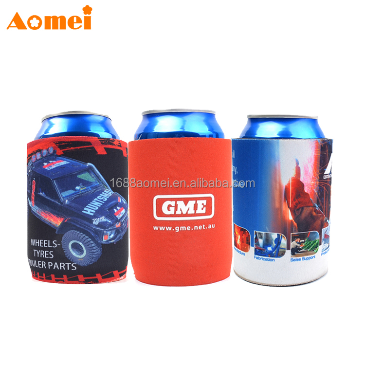 Modern fashion chloroprene rubber short coarse cooler bag can be customized with sublimation printing, low minimum order quantity, portable Australian design